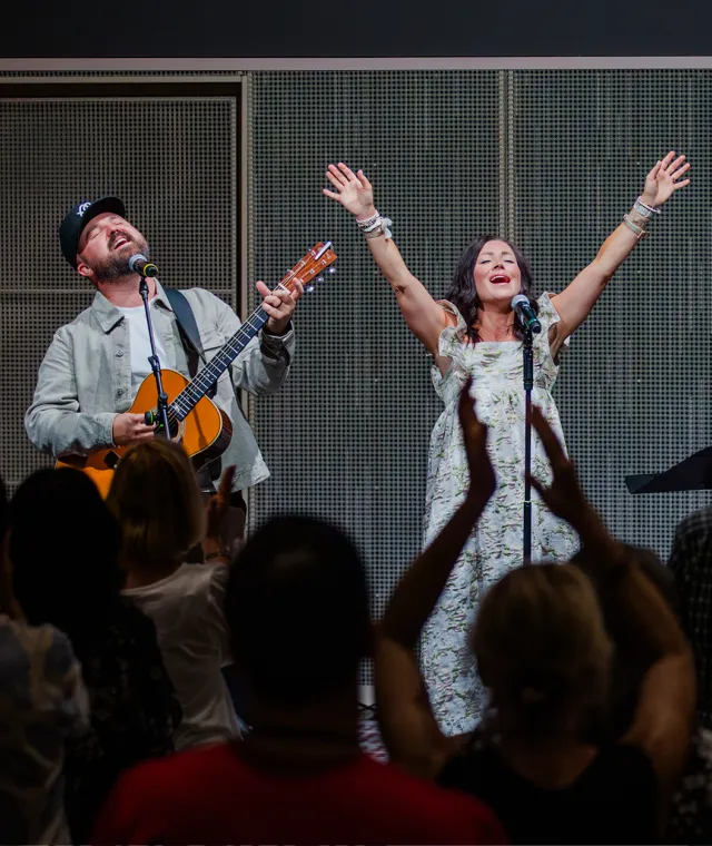 Cody Carnes and Kari Jobe