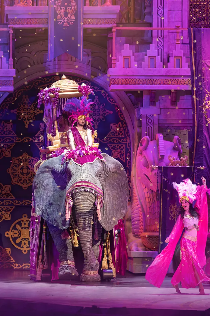 Theatrical performance at the Sight & Sound Theatre